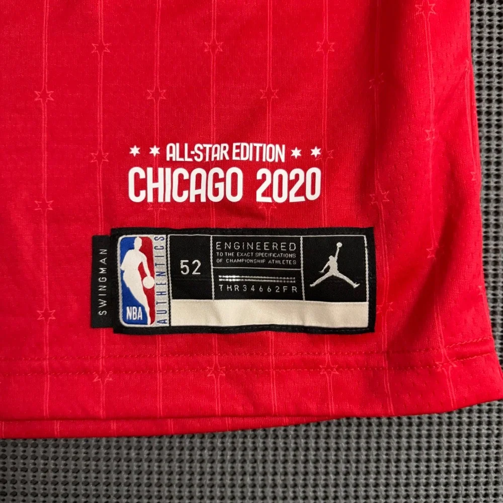 Jordan Joel Embiid 21 2020 NBA All-Star Chicago Red Swingman XL NWT